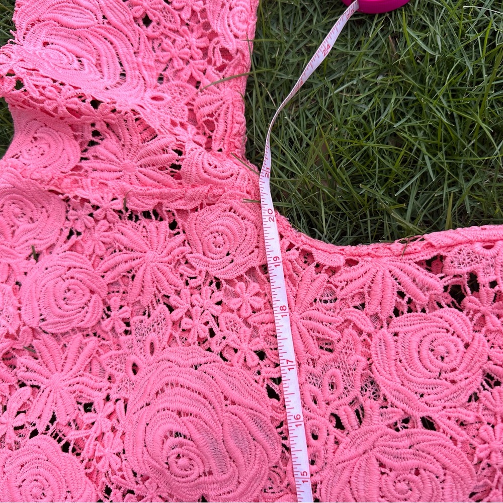 Pink Lace Top - Picture 7 of 7